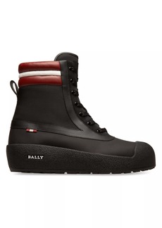Bally Croker 6239721 Men's Black Calf Leather Shirling-Lined Boots