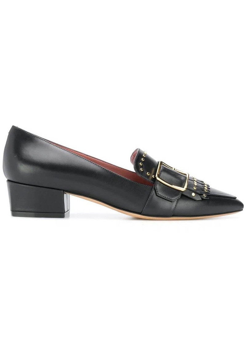 Bally Harumi Women's 6223346 Black Calf Leather Stud Mules