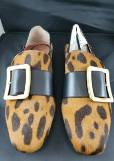 Bally Janelle Women's 6217710 Buckled Leopard Loafer