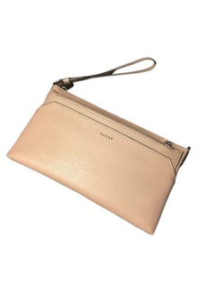 Bally Leddon 6219398 Ladies Nude Wrislet Clutch Calf Embossed