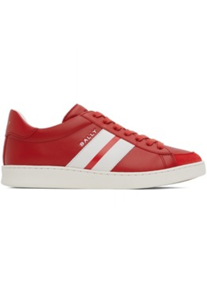 Bally Red Tyger Sneakers