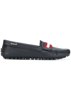 Bally stripe detail loafers