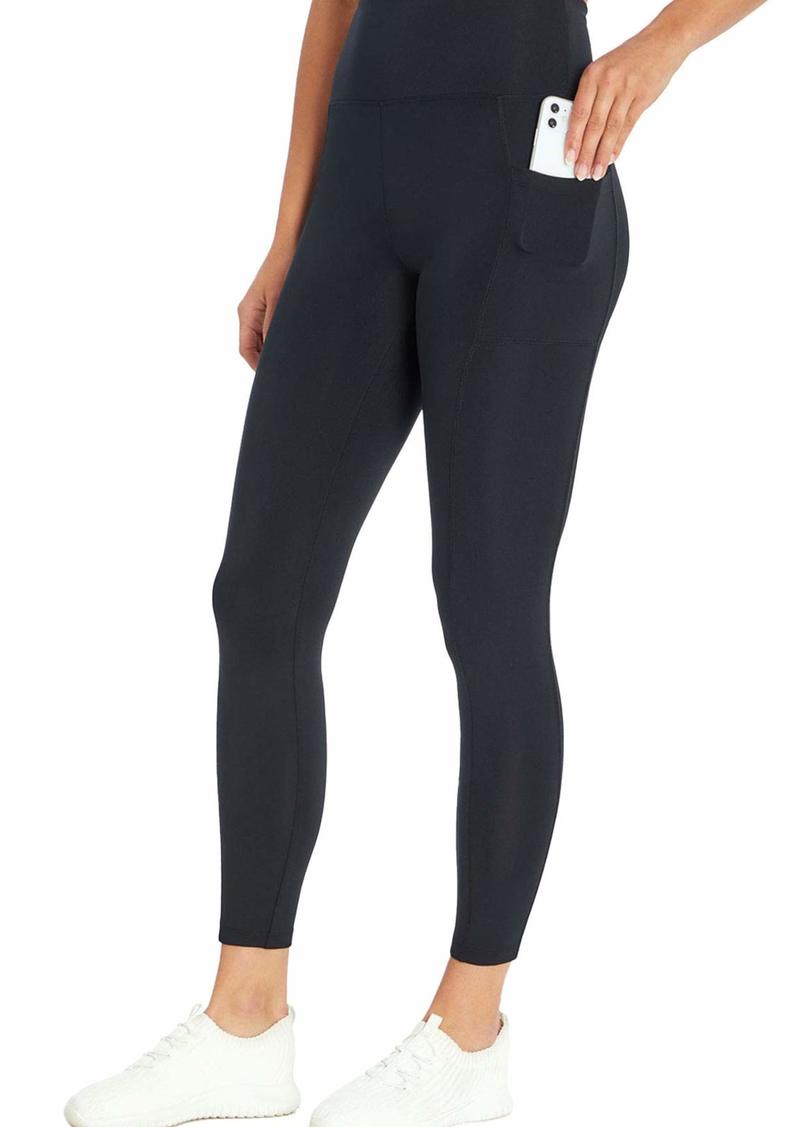 Bally Total Fitness womens High Rise Side Pocket Ankle Legging   US