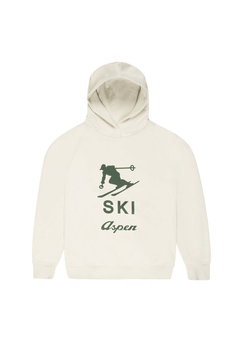 Bally Unisex 6302903 Ski Aspen Hooded Bone Sweatshirt