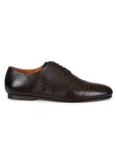 Bally Cap Toe Leather Derby Shoes