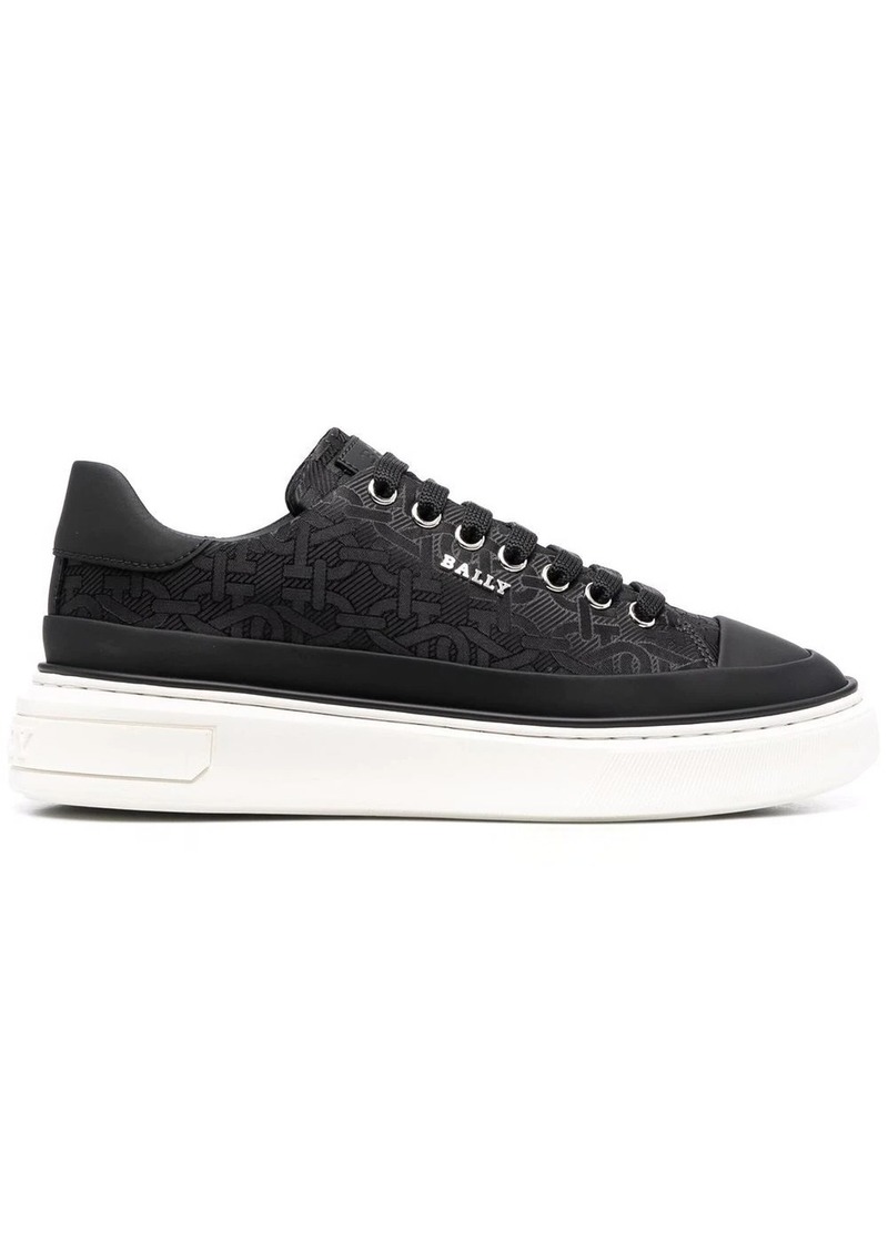 Bally chain-print low-top sneakers