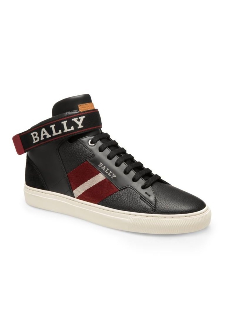 Bally Heros Leather High-Top Sneakers 
