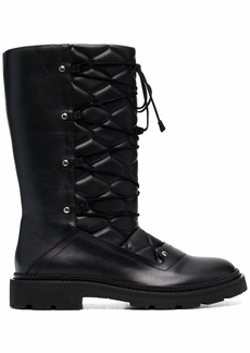 Bally lace-up leather boots