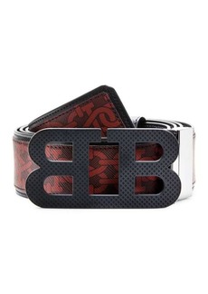 Bally Logo Leather Reversible Belt