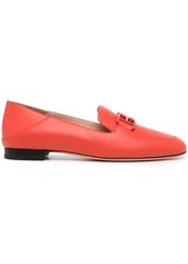 Bally logo-plaque leather loafers