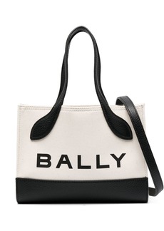 Bally logo-print colour-block bag