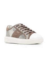 Bally mesh-panelled lace-up sneakers