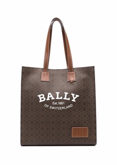 Bally monogram-print tote bag