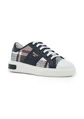 Bally Myller tartan-check leather sneakers