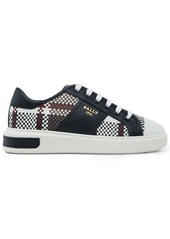 Bally Myller tartan-check leather sneakers