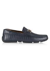 Bally Palan Croc-Embossed Driver Shoes