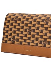 Bally Pennant Monogram Leather Wallet Bag