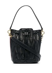 Bally quilted leather shoulder bag