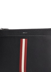 Bally Ribbon Leather Zip Pouch