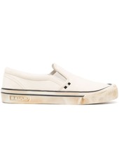 Bally slip-on low-top suede sneakers