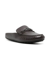 Bally slip on-style leather loafers
