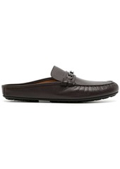 Bally slip on-style leather loafers