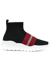 Bally sock style high top sneakers