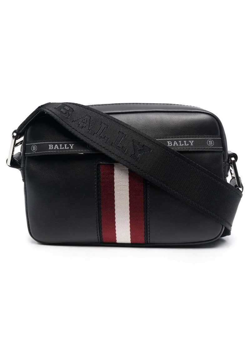 Bally stripe trim shoulder bag