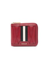 Bally striped band quilted wallet