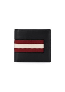 Bally striped trim bifold wallet