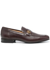 Bally Suisse logo-plaque leather loafers