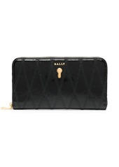 Bally zip-up leather purse