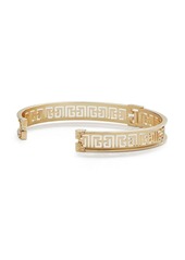 Balmain 18kt yellow gold Labyrinth Frieze bangle bracelet