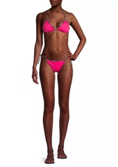 Balmain 2-Piece Logo Triangle Bikini Set