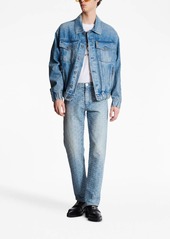 Balmain 70s logo-patch denim jacket