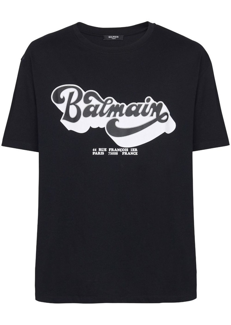 Balmain 70s logo-print T-shirt