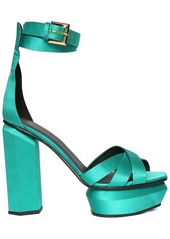 Balmain 95mm Ava Platform Poly Sandals