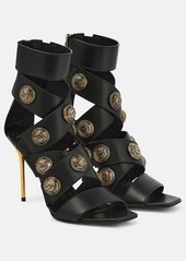 Balmain Alma embellished leather sandals