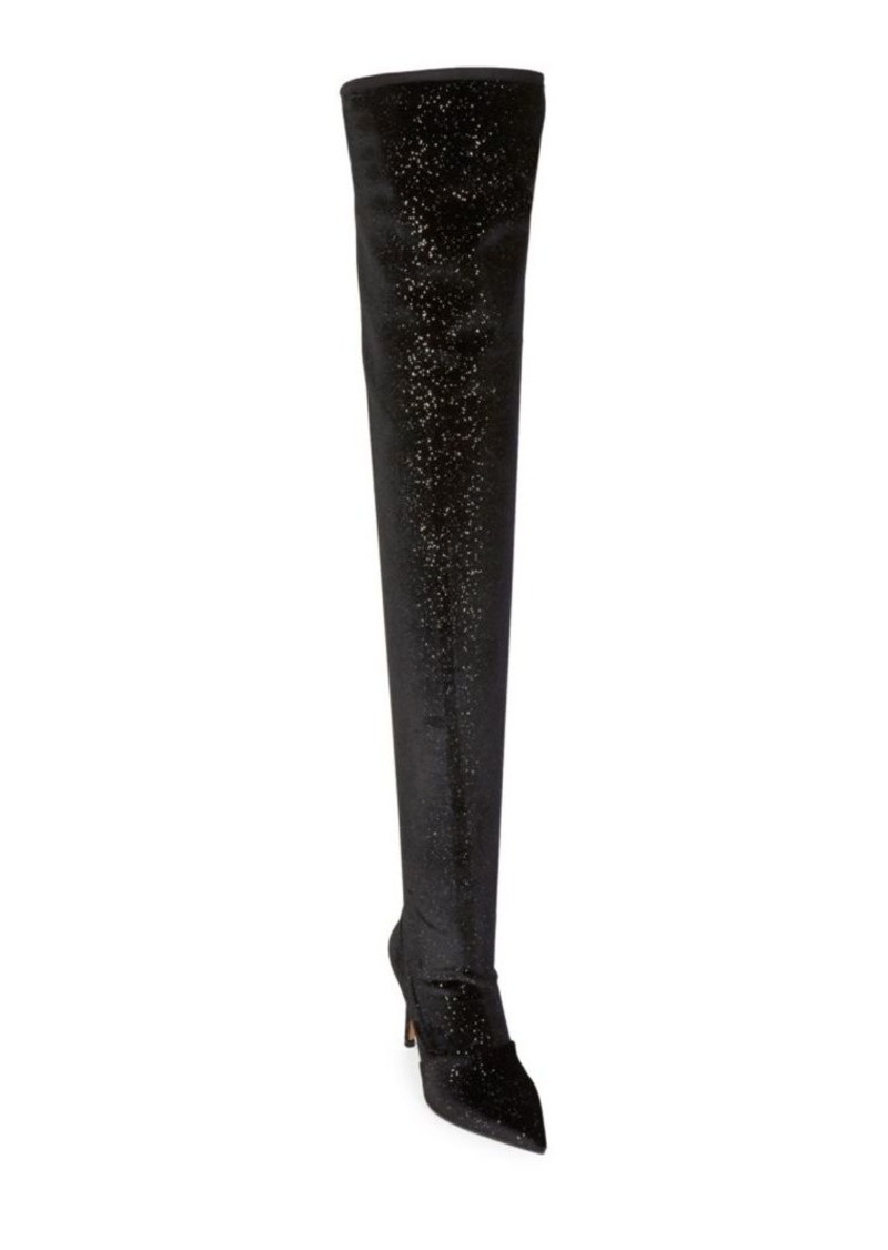 balmain knee high boots