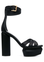 Balmain Ava 130mm satin platform sandals