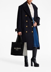 Balmain B-Army 42 canvas tote bag