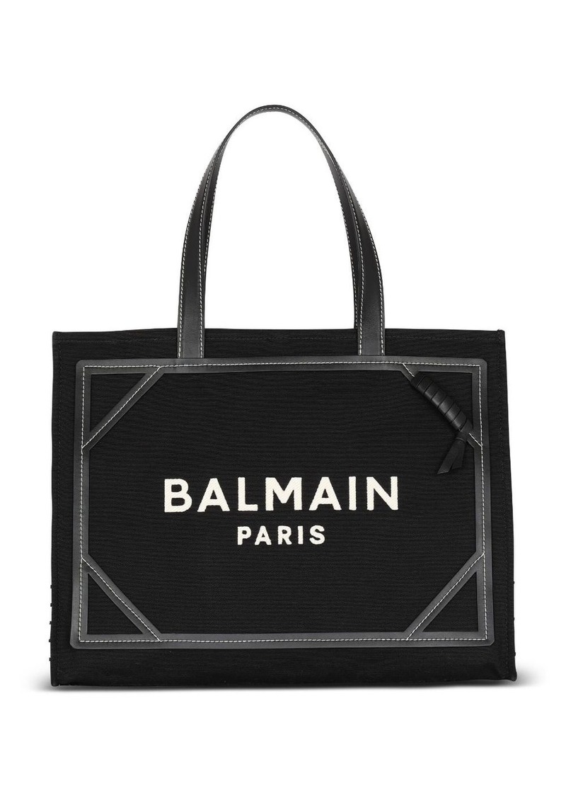 Balmain B-Army 42 canvas tote bag