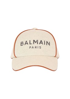 Balmain B-army Canvas Cap