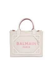 Balmain B-Army Canvas Logo Mini Shopper