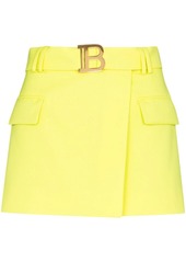 Balmain B buckle mini skirt