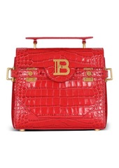 Balmain B-Buzz 23 crocodile-embossed tote bag