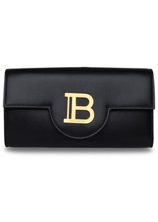 Balmain B-Buzz black leather wallet