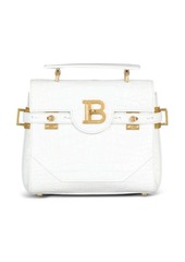 Balmain B-Buzz crocodile-embossed shoulder bag