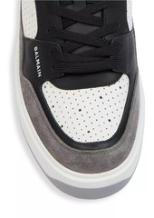 Balmain B Court Leather Low-Top Sneakers