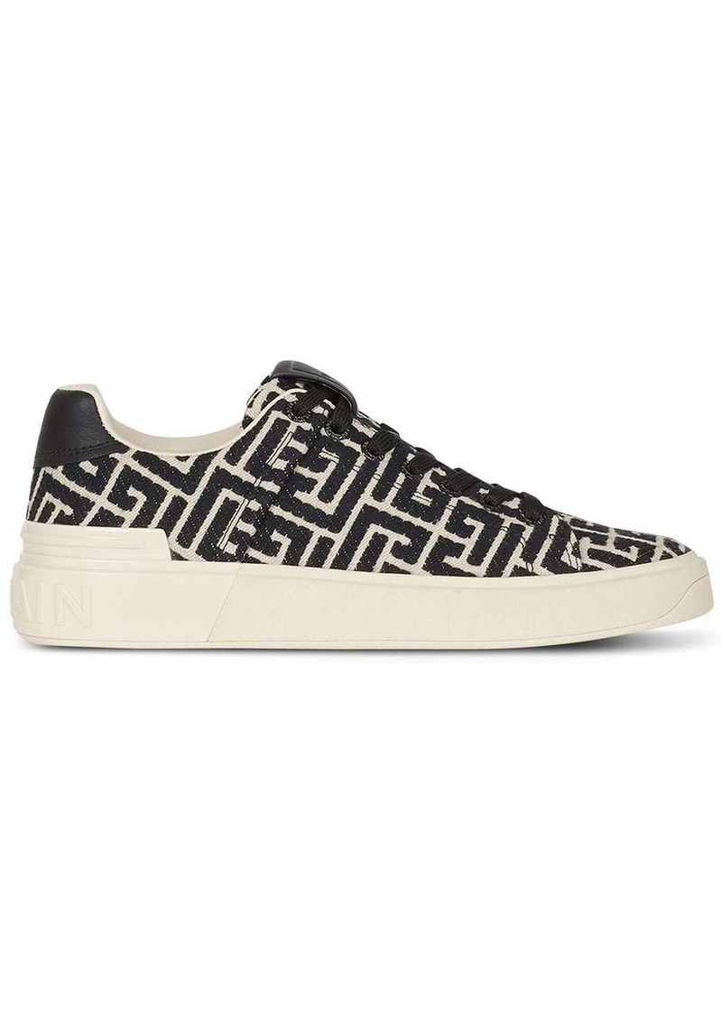 Balmain B-Court monogram sneakers